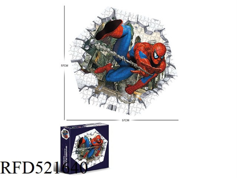 500 hexagons-Spider-Man