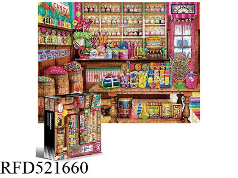 1500 square puzzles-candy house
