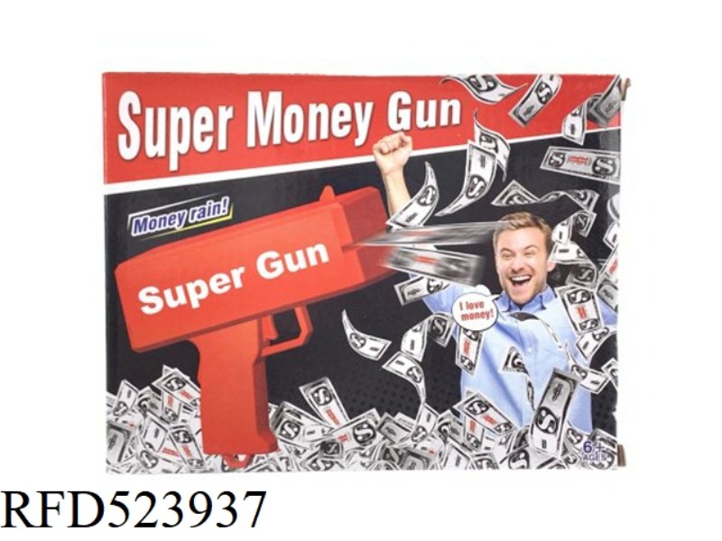 SUPER SPRAY MONEY GUN BRIGHT RED