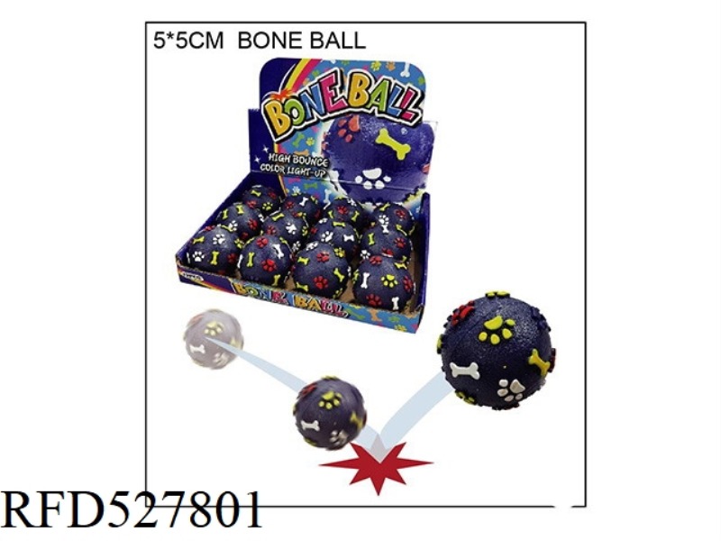 55MM Q BALL(BONE BALL) FLASH 12PCS