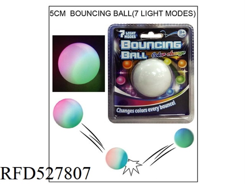 BOUNCE COLORFUL FLASH BALL SUCKING CARD