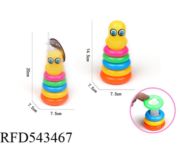 5 LAYERS RAINBOW TOWER RING (MINIONS)