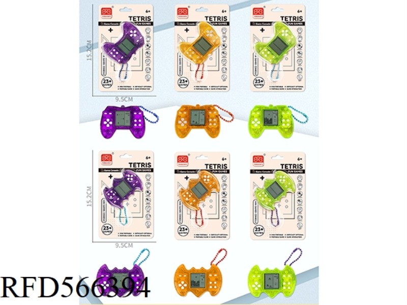 TWO MIXED DESIGNS OF CONTROLLER AND BAT SHAPED MINI GAME CONSOLE BEAD CHAIN PENDANT