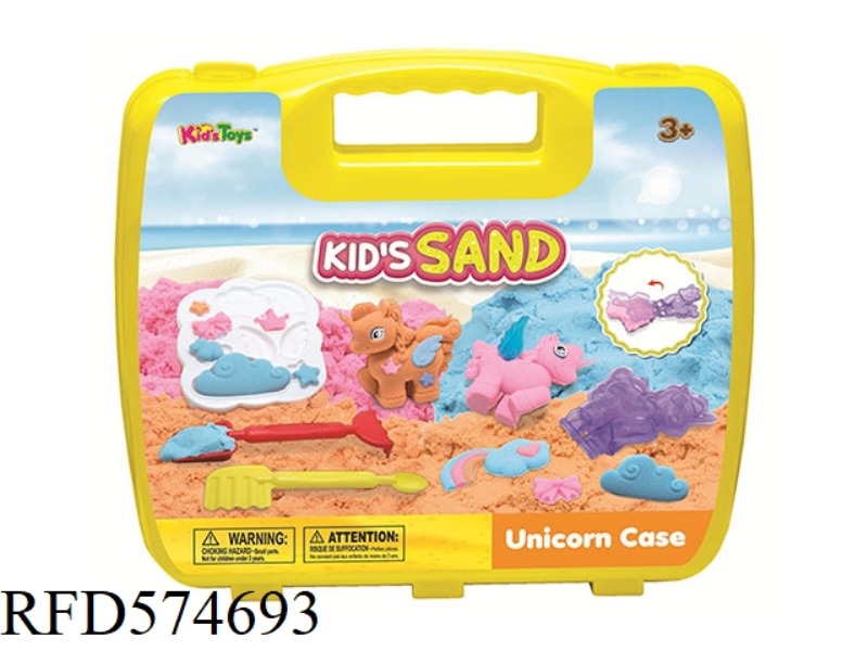 SPACE SAND CARRYING CASE - UNICORN