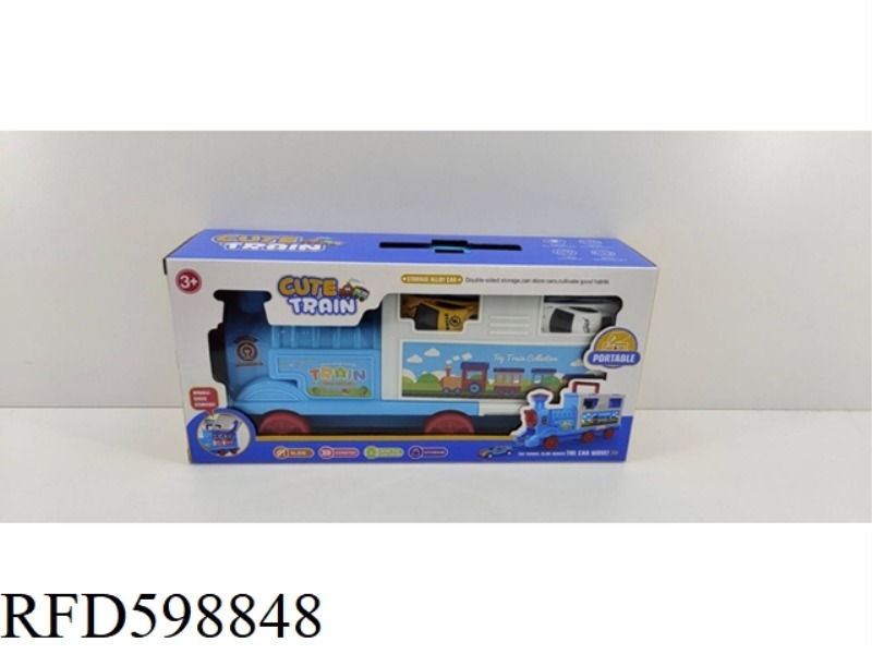 HAND HELD THOMAS WITH 4 ALLOY CARS