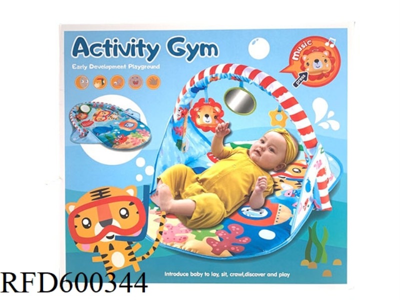 BABY PLAY BLANKET FITNESS MAT WITH MUSIC