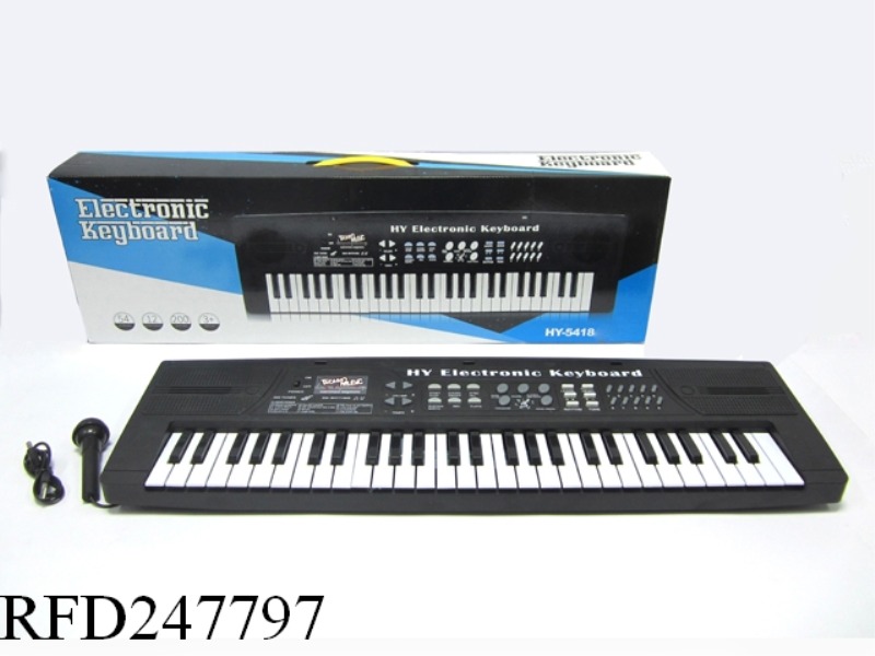 54KEY MULTIFUNCTION ELECTRONIC ORGAN(WITH MICROPHONE,USB LINE)