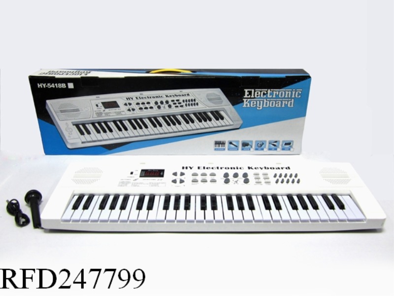 54KEY MULTIFUNCTION ELECTRONIC ORGAN(WITH MICROPHONE,USB LINE)