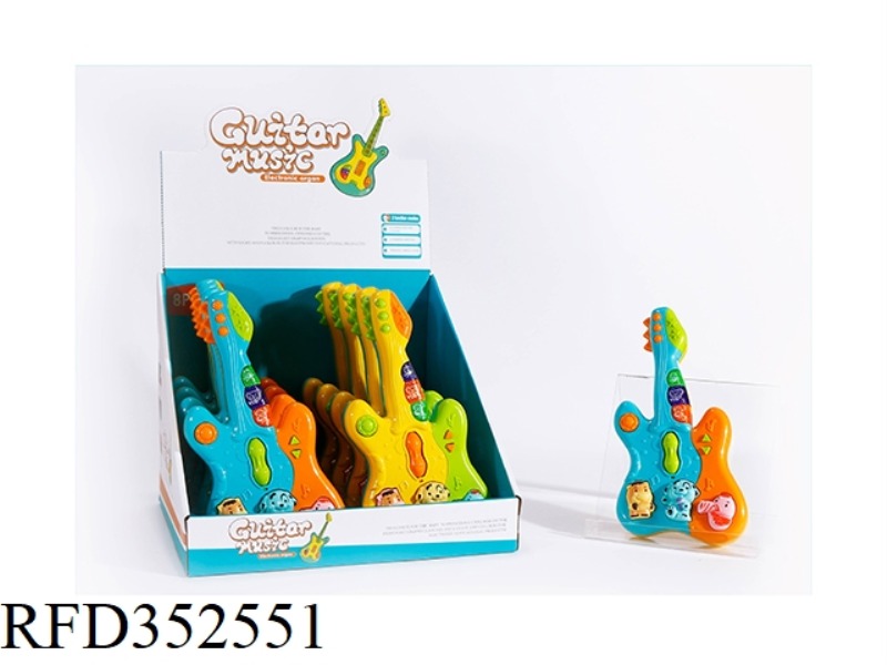 FUNNY LITTLE GUITAR (MIXED YELLOW AND BLUE)/8PCS