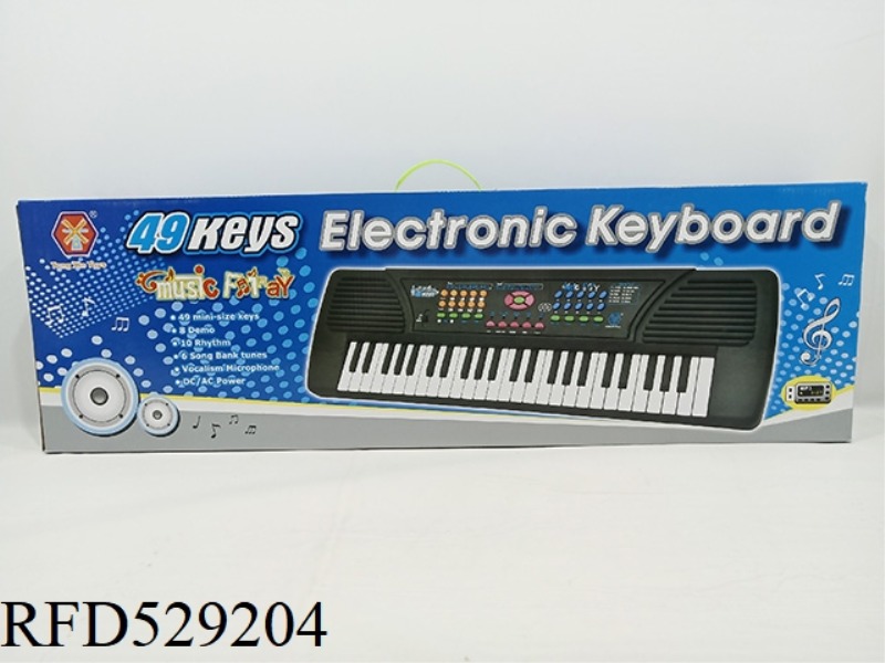 49-KEY MULTIFUNCTIONAL PLUG-IN ELECTRONIC ORGAN WITH LABEL KEFENG (WITH PLUG-IN)
