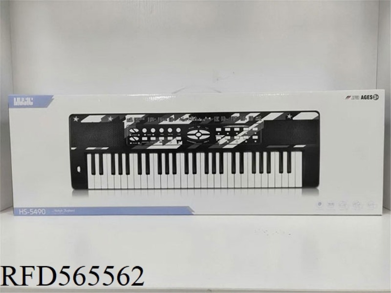 54 KEY MULTIFUNCTIONAL ELECTRONIC ORGAN WITH MICROPHONE AND USB CONNECTION CABLE