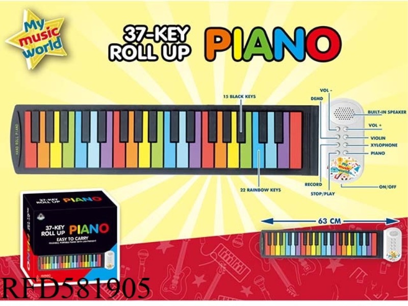 37-KEY FOLDING PIANO