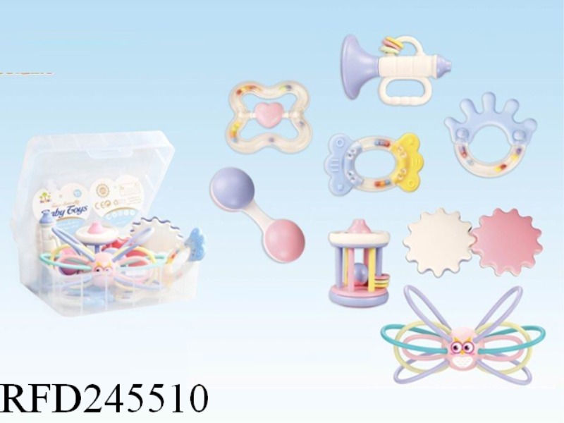 BABY TEETHER BALL BELL SET