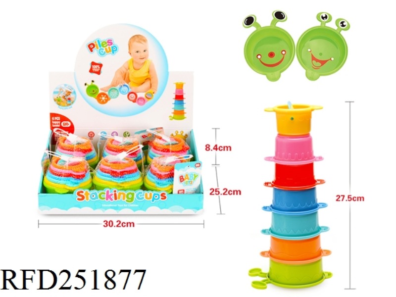 STACKED CUP 6PCS