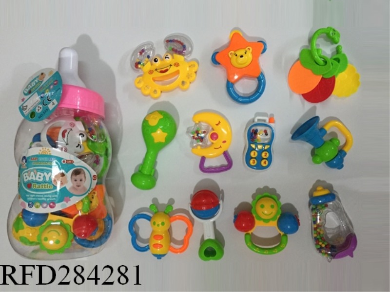 BABY TEETHER RATTLES 14PCS