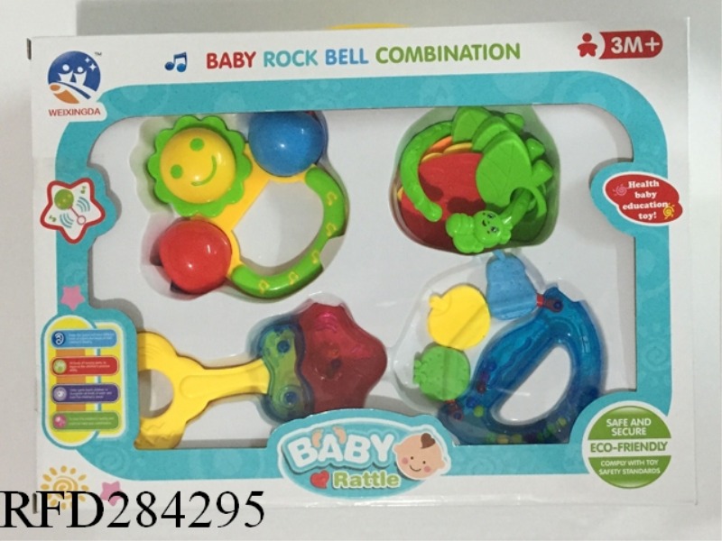 BABY TEETHER RATTLES 7PCS