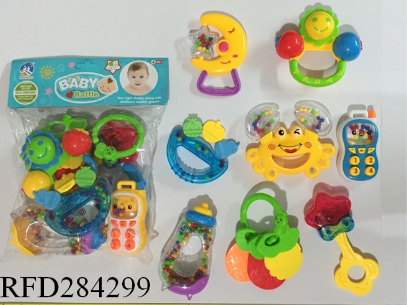 BABY TEETHER RATTLES 11PCS