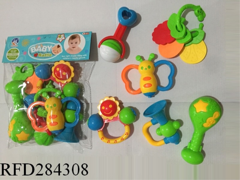 BABY TEETHER RATTLES 9PCS