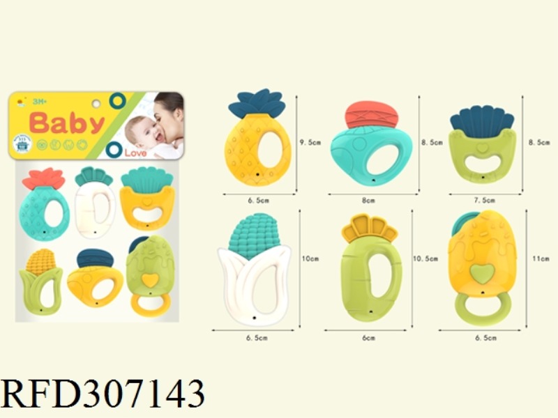 CAN POACH BABY RATTLE(6PCS)