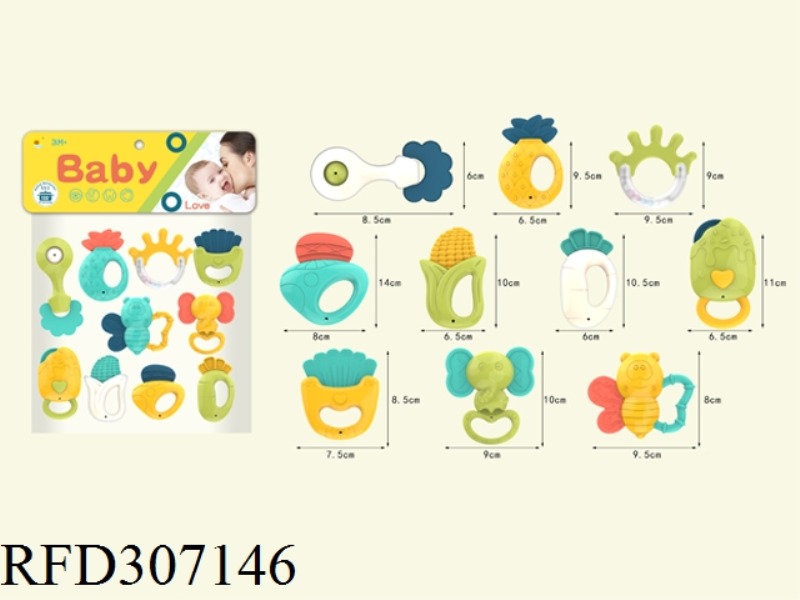 CAN POACH BABY RATTLE(10PCS)