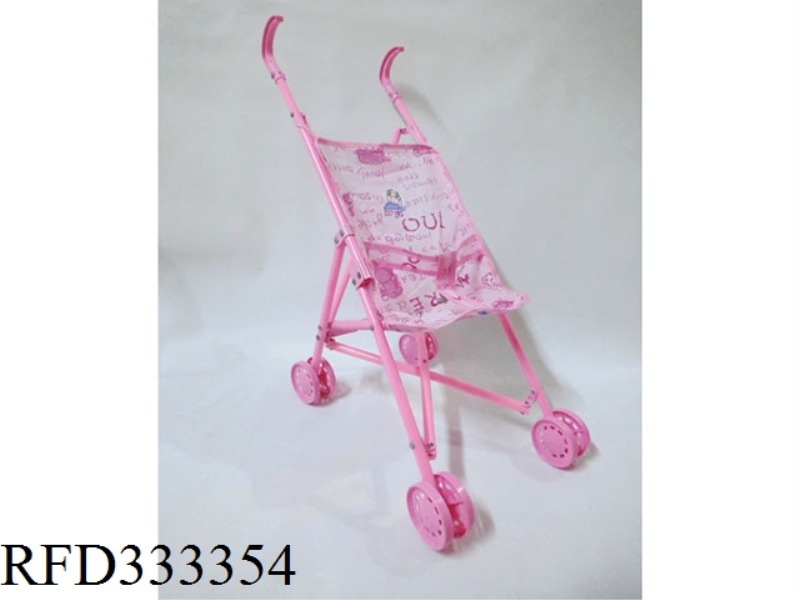 PINK PLASTIC TOY CART