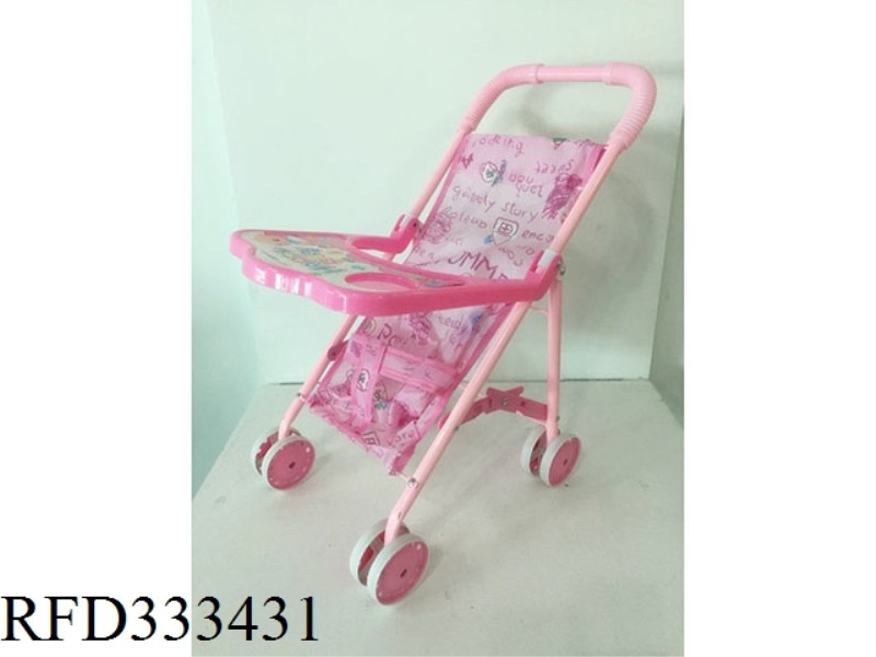 PINK CART WITH PLATE