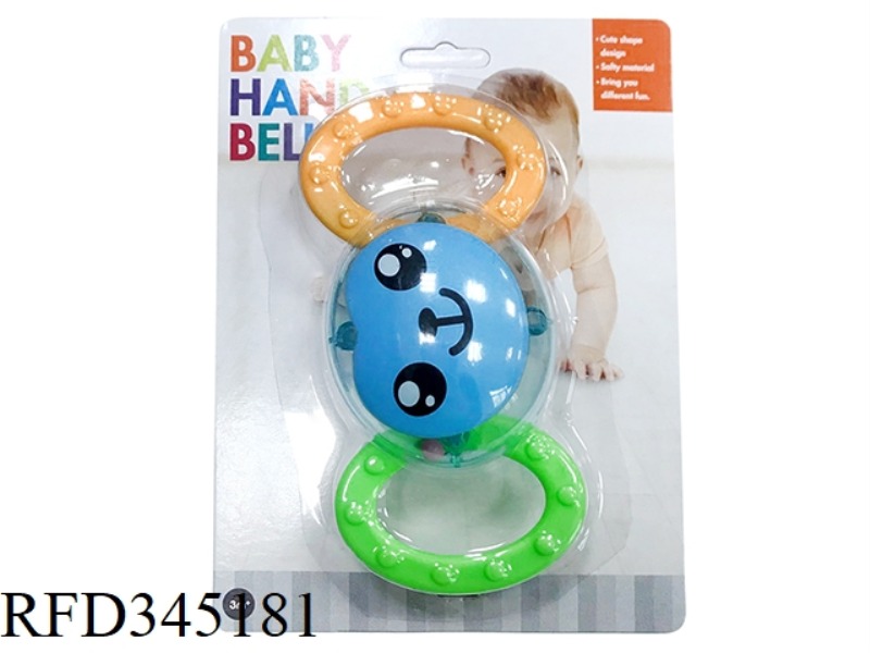 TEETHER FACE MONKEY RATTLE