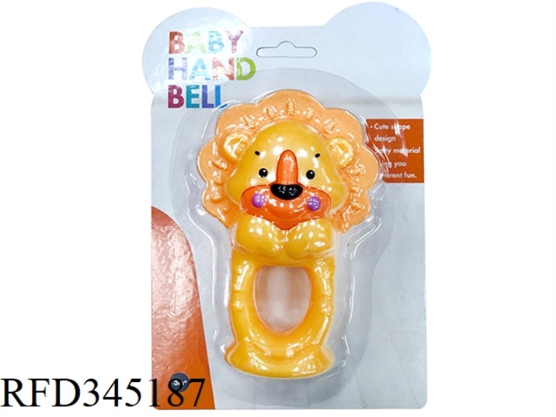TEETHER LION RATTLE