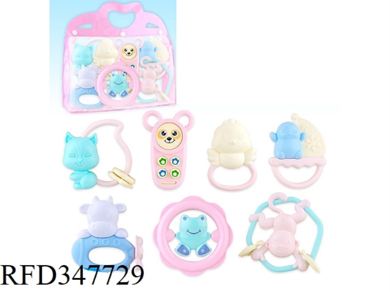 BABY SERIES TOOTH BITE 7 SET RATTLE