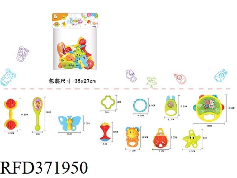 TEETHER RATTLE SERIES (11PCS)