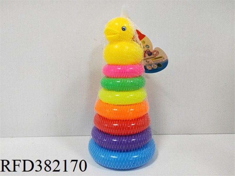 7 LAYERS ROUND PATTERNED SOLID COLOR DUCK COLLAR