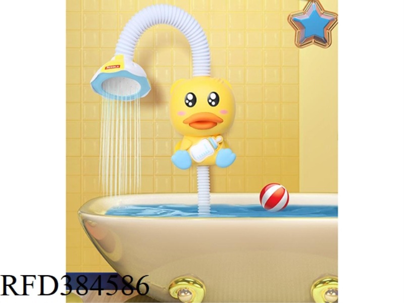 BOTTLE BIG YELLOW DUCK ELECTRIC SHOWER (WITH LIGHTS)