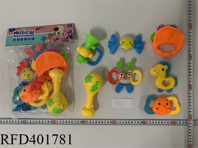 BABY TEETHER RATTLE (7PCS)
