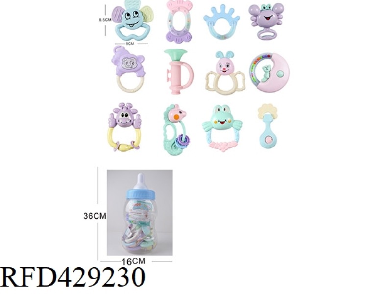 BABY TEETHER RATTLE SERIES 12PCS