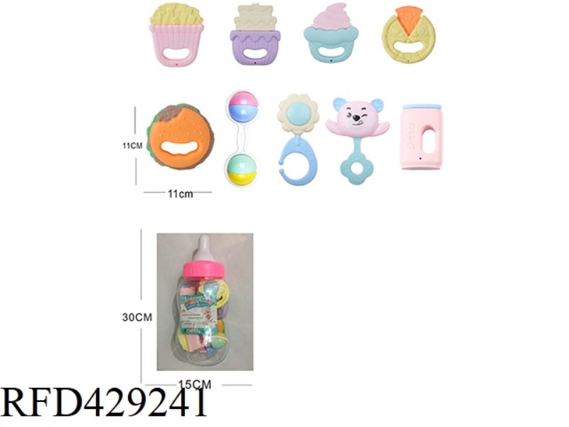 BABY TEETHER RATTLE SERIES 9PCS