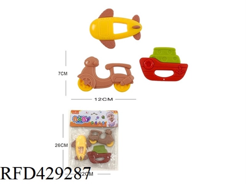 BABY TEETHER RATTLE SERIES 3PCS