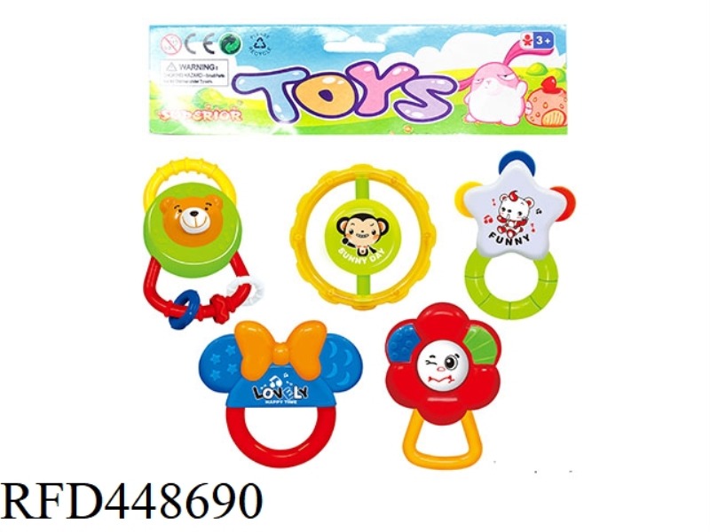 BABY RATTLE (PACK OF 5)