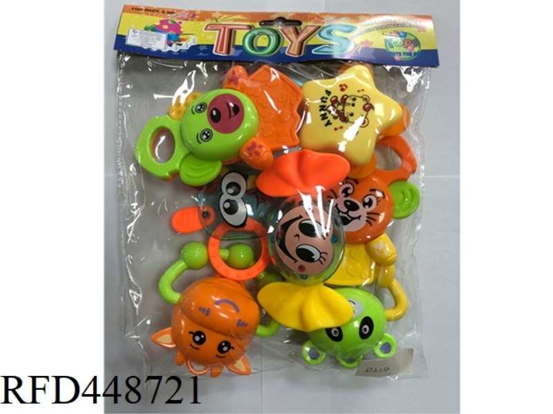 BABY TEETHER RATTLE (PACK OF 7)