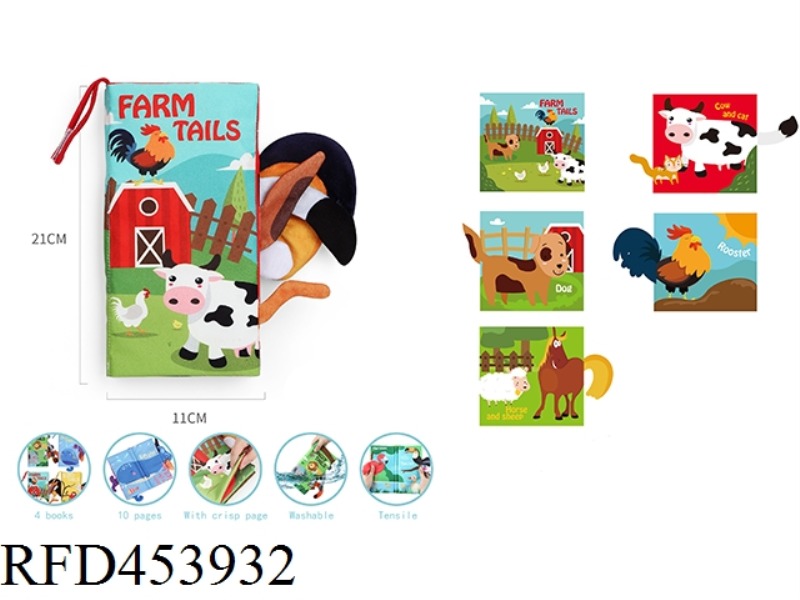 FARM ANIMALS (5 PAGES OF A SINGLE BOOK)