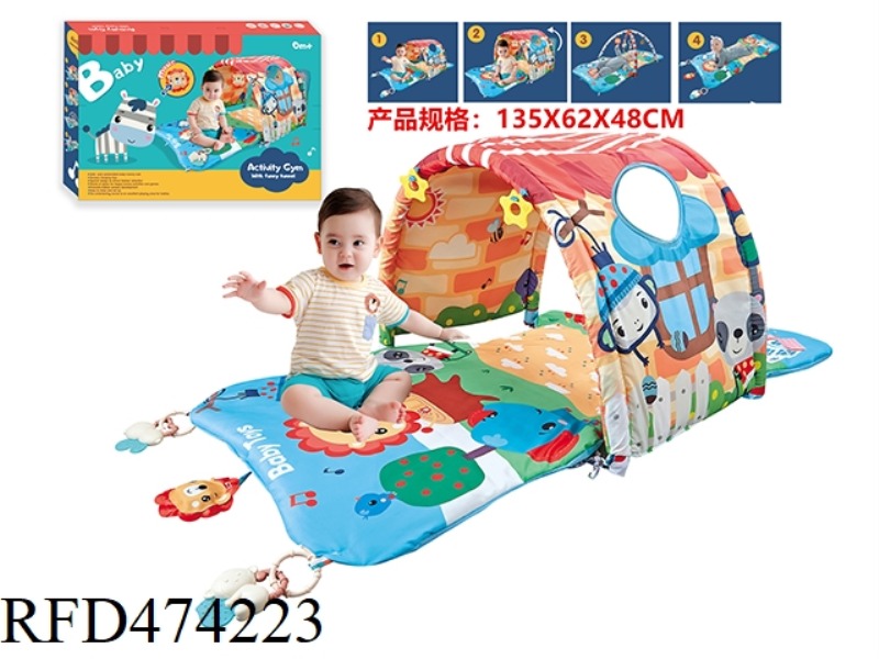 4 IN 1 MULTIFUNCTIONAL TUNNEL CRAWLING MAT FITNESS MAT