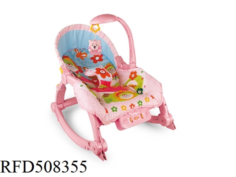LIGHT AND MUSIC BABY-SITTING CHAIR (PINK)