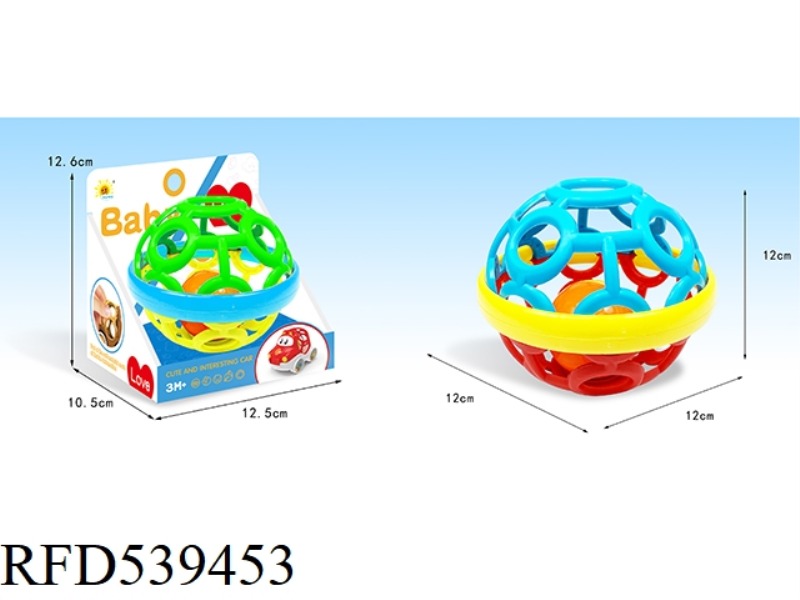 SOFT GLUE BABY FITNESS BALL (SMALL)