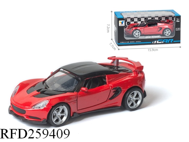 1:32 PULL BACK SIMULATION ALLOY CAR(1PCS)CAN OPEN THE DOOR