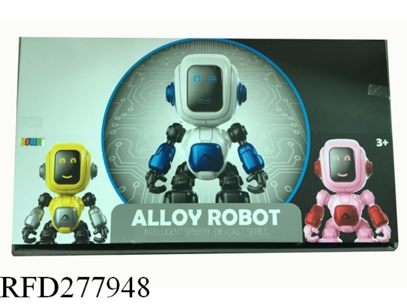 ALLOY ROBOT WITH SOUND AND RECORDING FUNCTION 12PCS