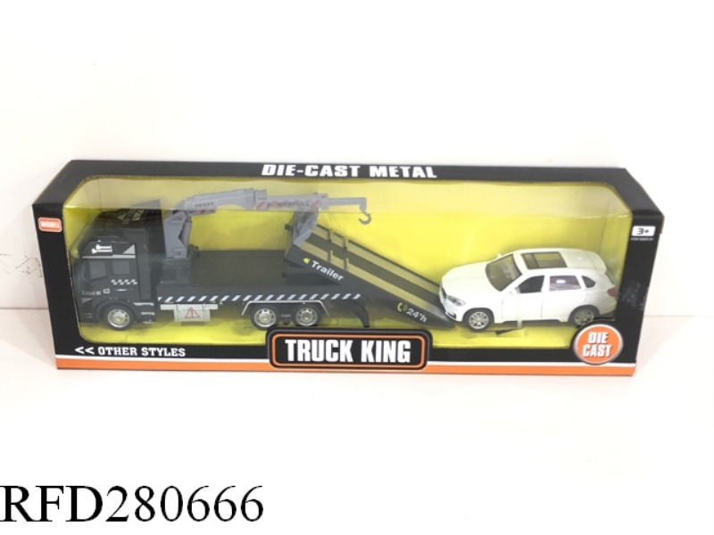 1:50 ALLOY TRAILER WITH 1PCS CARS