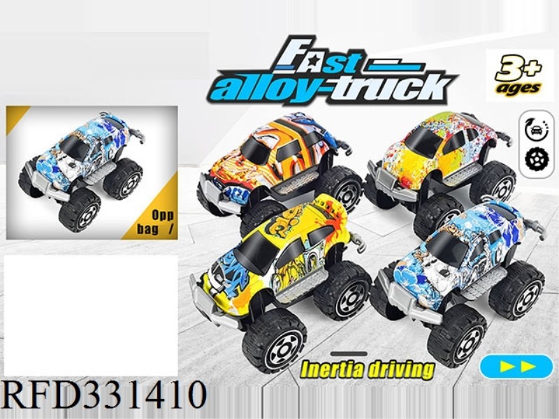 1:50 PULL BACK ALLOY OFF-ROAD VEHICLE