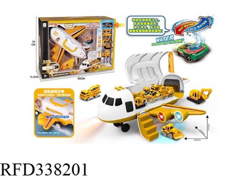 LIGHTS, MUSIC, SPRAY
FOG, DEFORMED ALLOY COLLECTION
ENGINEERING AIRCRAFT (WITH
2 ALLOY CARS) (4