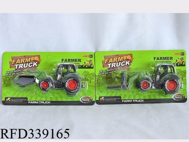 ALLOY BOOMERANG TRUCK SERIES (2 MODELS MIXED IN ONE COLOR) 9.5CM