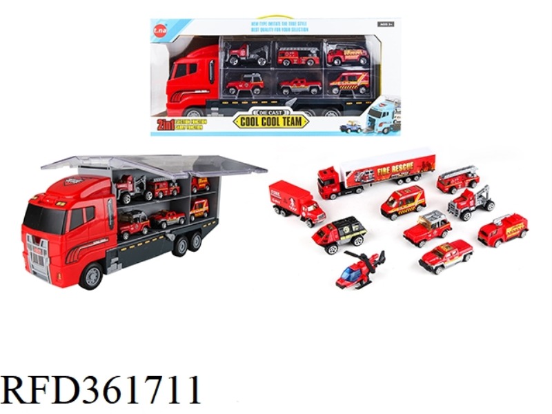 ALLOY CONTAINER FIRE TRUCK SERIES-DOUBLE SIDE