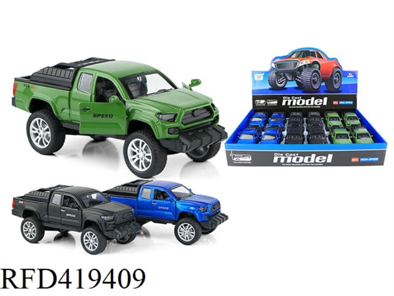 1:32 ALLOY CAR PULL BACK TO OPEN THE DOOR (12 PACKS)